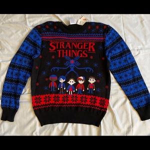 NWT Stranger Things Christmas sweater